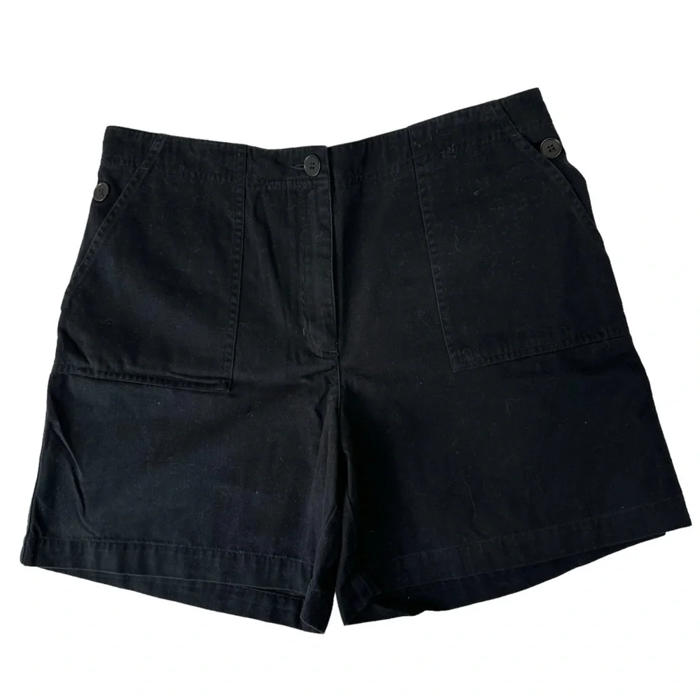 Jones New York Sport Black Cargo Shorts, 12
